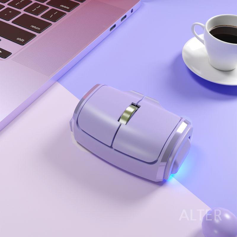 손가락 마우스 무선 컴퓨터 버티컬 편한 블루투스 미니 프리미엄 블랙 (블루투스+2.4G) 공식 표준 - 상세 이미지 3