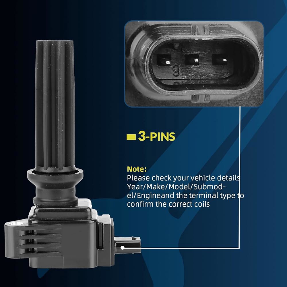 Kinwrdsn 링컨 MKC MKZ MKT C1816 UF670 DG546용 포드 이스케이프 포커스 엣지 퓨전 토러스 익스플로러와 호환되는 1pcs 점화 코일 팩 세트 - 상세 이미지 3