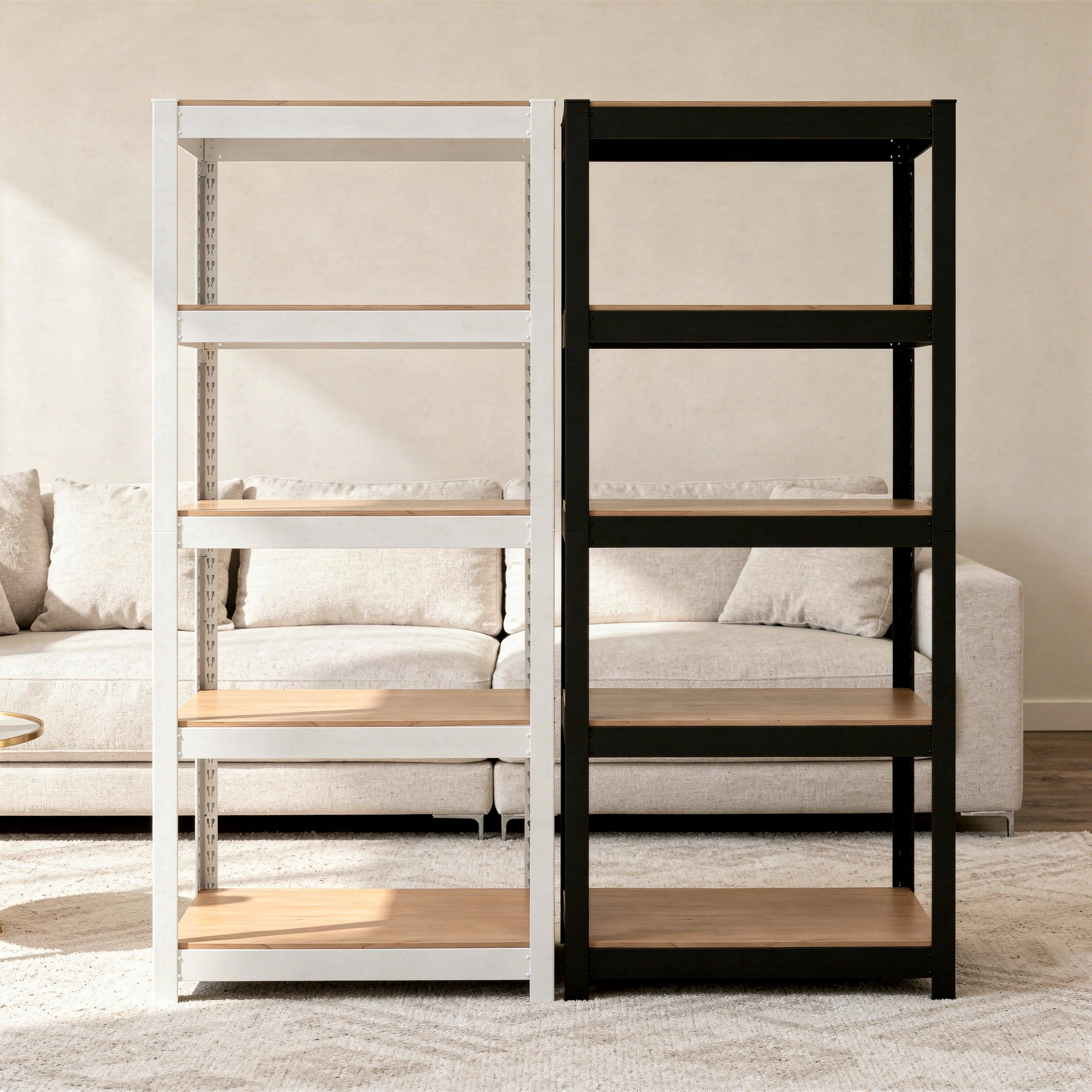 선반 수납선반 철제 무볼트 다용도 랙 미니 선반장 홈던트하우스 3003001200 5단