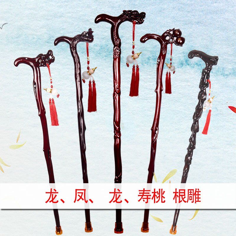 노인지팡이 보행기 지팡이 스틱 할아버지선물 목발 할머니 어르신 선물 고급 노인 보조 장수 - 상세 이미지 2