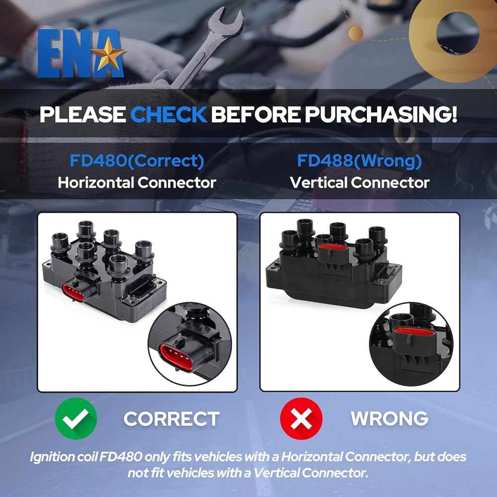 머큐리 포드 마즈다 F150 E150 이코노라인 에어로스타 익스플로러 머스탱 미스틱 레인저 세이블 B3000 B4000 산악인 V6 2.5L 3.2L 4.0L C925 FD480 - 상세 이미지 2