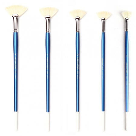 화홍 알리바니 팬붓 205F 3호 미술붓 아트브러쉬 미술도구