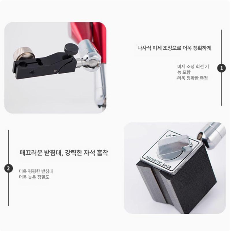 다관절 유압 자력계 인디케이터 기계식 게이지 유니버셜 플라잉 스트로크 FS-260 - 상세 이미지 4
