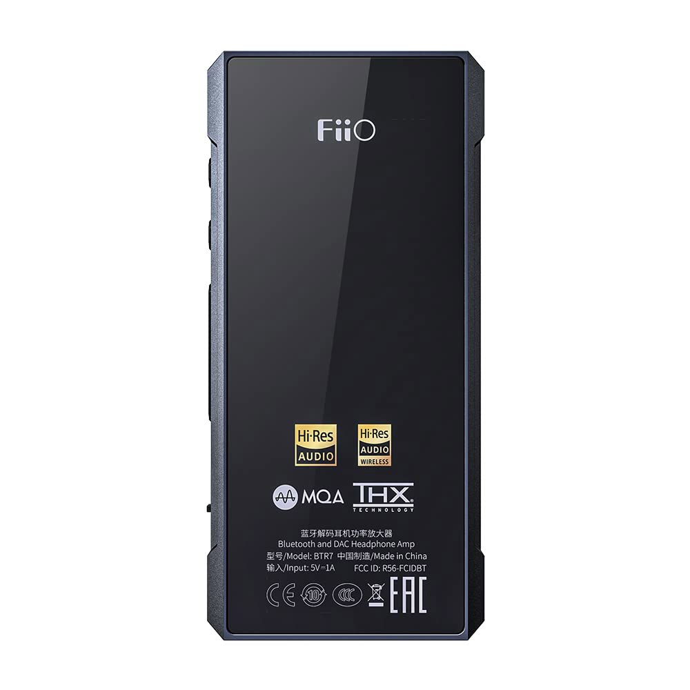 Fiio BTR7 헤드폰 앰프 블루투스 수신기 고해상도 휴대용 DAC, 전화 /PC /자동차 /홈 오디오(타이타늄)용 MQA /LDAC /aptX HD 384K /32비트 DSD2 - 상세 이미지 3