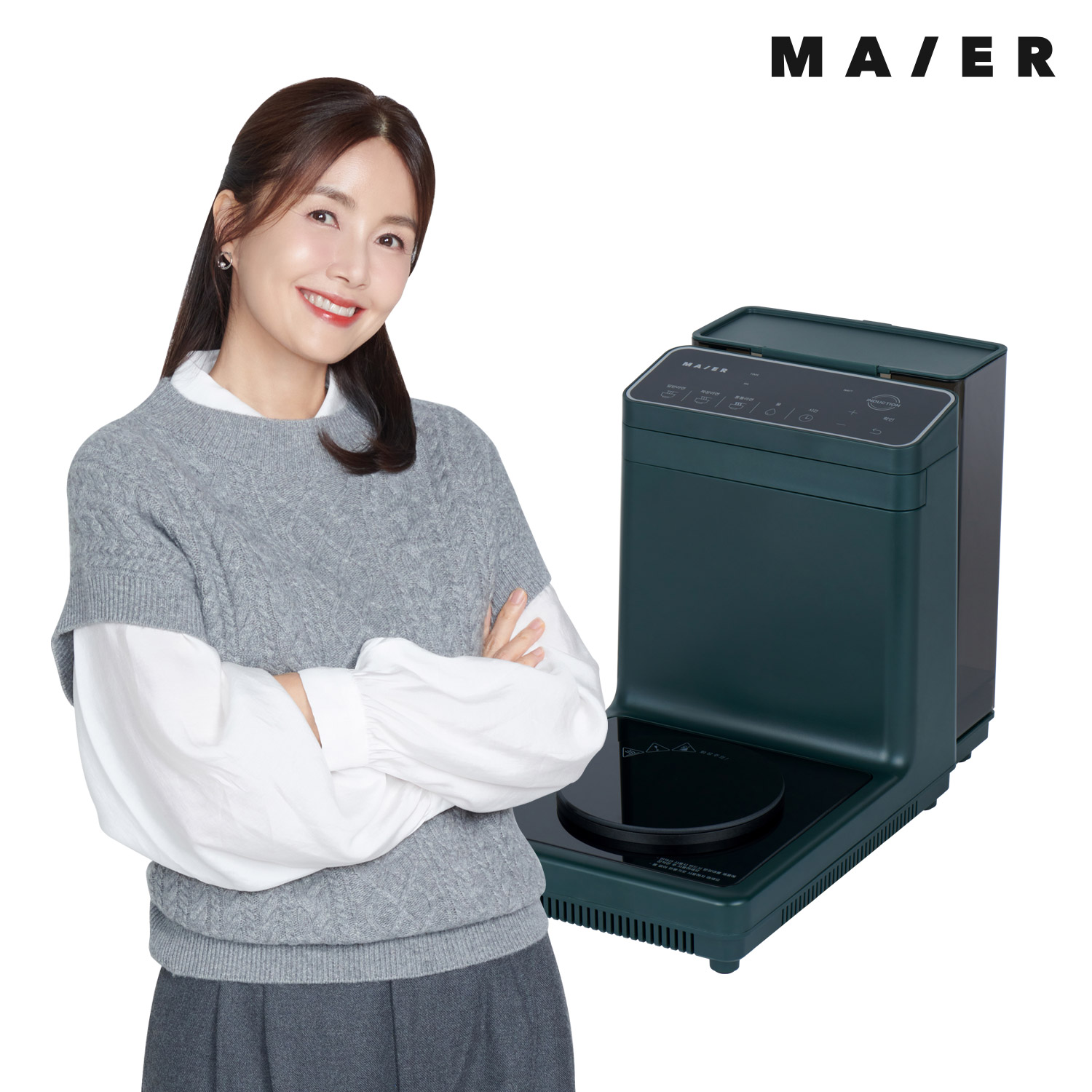 [마이어] 즉석 한강 라면 조리기 (Maier ez100) 라면 끓이는 기계 신애라 가정용 캠핑 멀티 쿠커 미우새