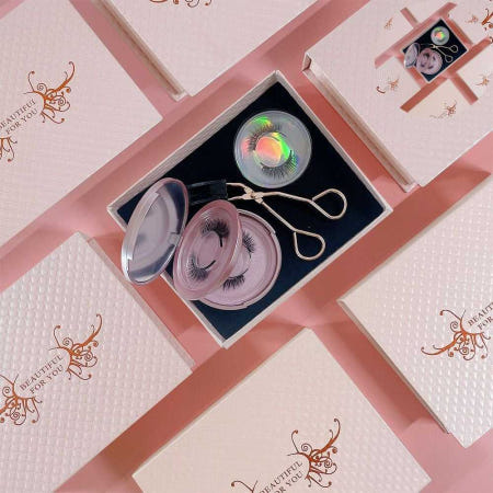 마그네틱 속눈썹(핑크박스) 인조 자연스러운 셀프연장