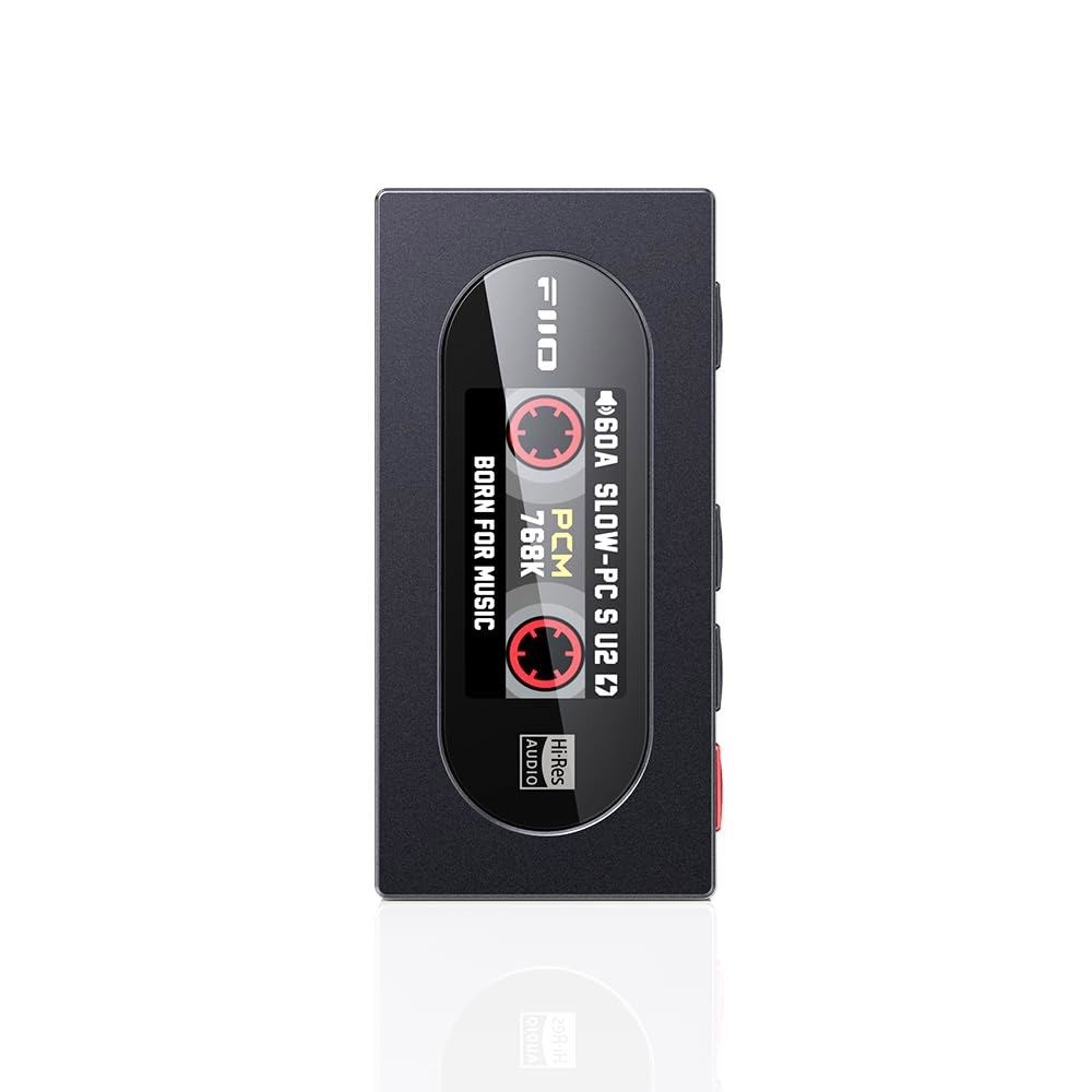 FIIO KA15 휴대용 DAC 및 헤드폰 앰프(블랙) Black - 상품 이미지
