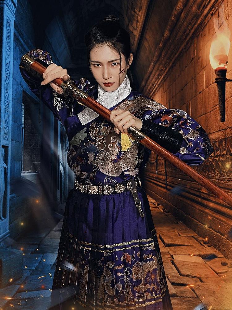 호위무사 코스프레 무협 전통 의상 한복 사극 파티 - 상세 이미지 5