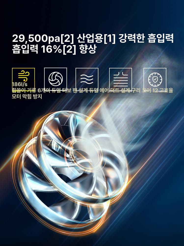 업소용 산업용 건습식 공업용 진공 진공청소기 블로우 50L 22500pa 듀얼 플러스레벨 - 상세 이미지 3