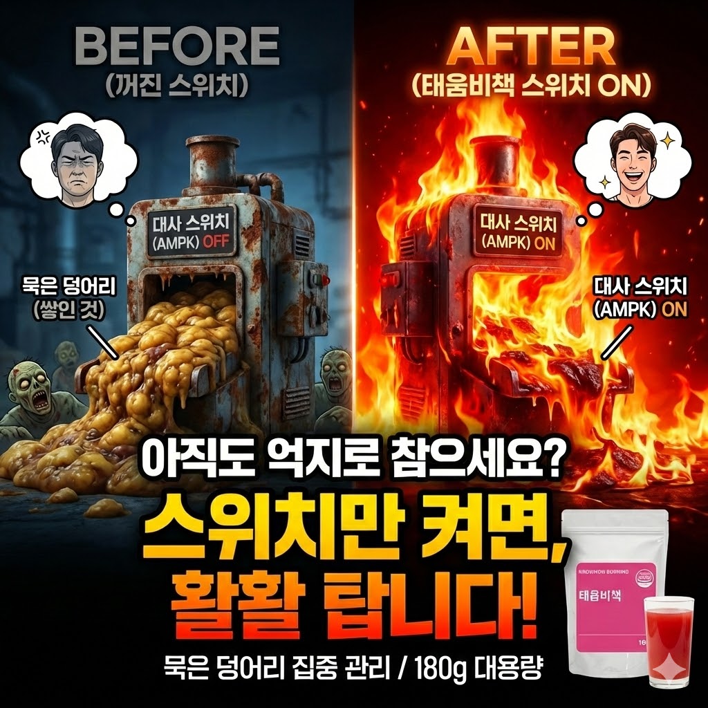 마시는 체지방 별건강소 태움비책 사과초모식초 핑거루트 수국잎 AMPK 복합물 분말 가루 - 상세 이미지 2