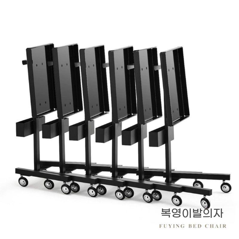 미용실 트롤리 츄레이 이발소 시술 염색 커트 접이식 카트 미용 트레이 - 상세 이미지 5
