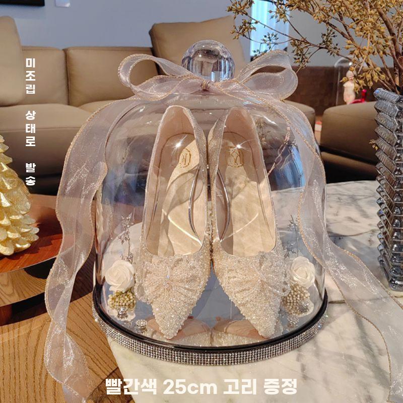 결혼식 신발박스 잠금형 이벤트 게임용 투명 장식 케이스 - 상세 이미지 5