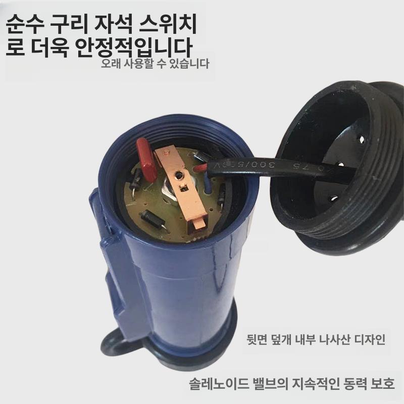 디솔더 흡입기 인두기용 집진기 회로 납제거 남땜 제거 03 유럽 플러그 포함 흡입기 - 상세 이미지 5