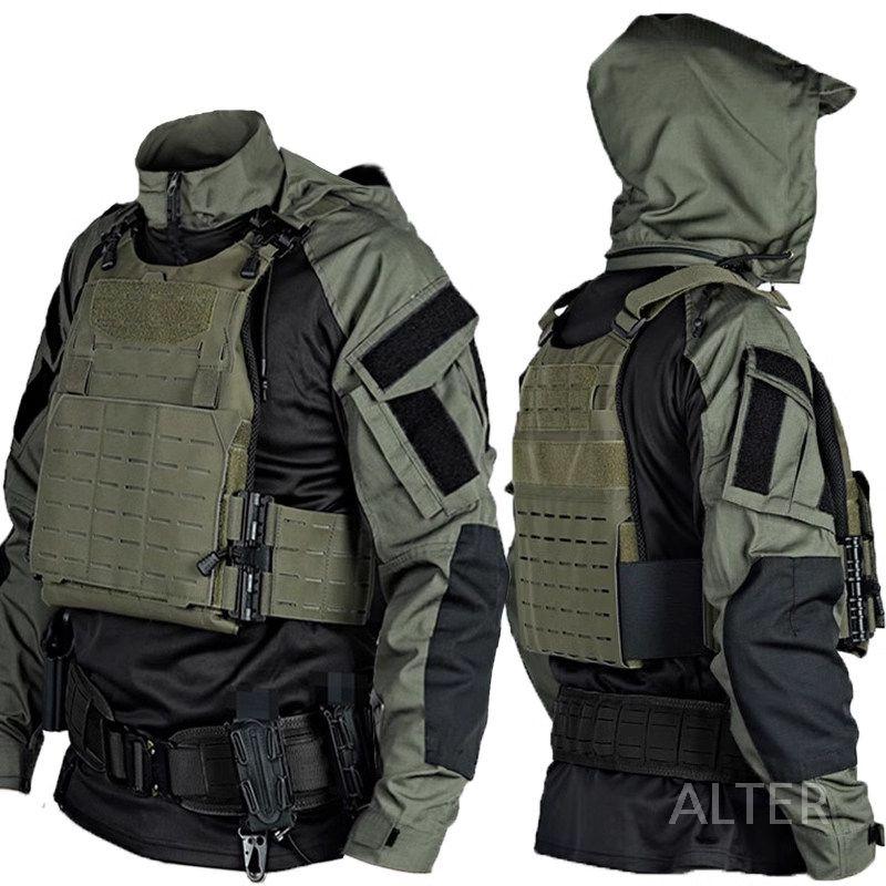 미군복 전투복 상의 밀리터리 위장복 CP 위장 세트 (상의+바지+벨트+모자) M 50-60kg - 상세 이미지 3