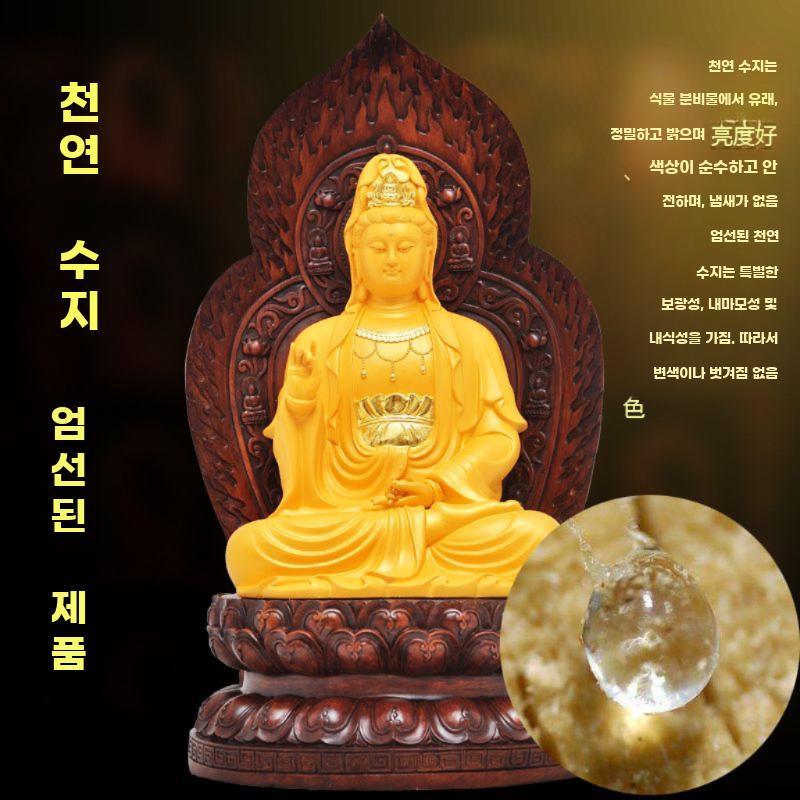 불상 장식 오브제 세트 명상 공간 연출 인테리어 장식품 - 상세 이미지 3