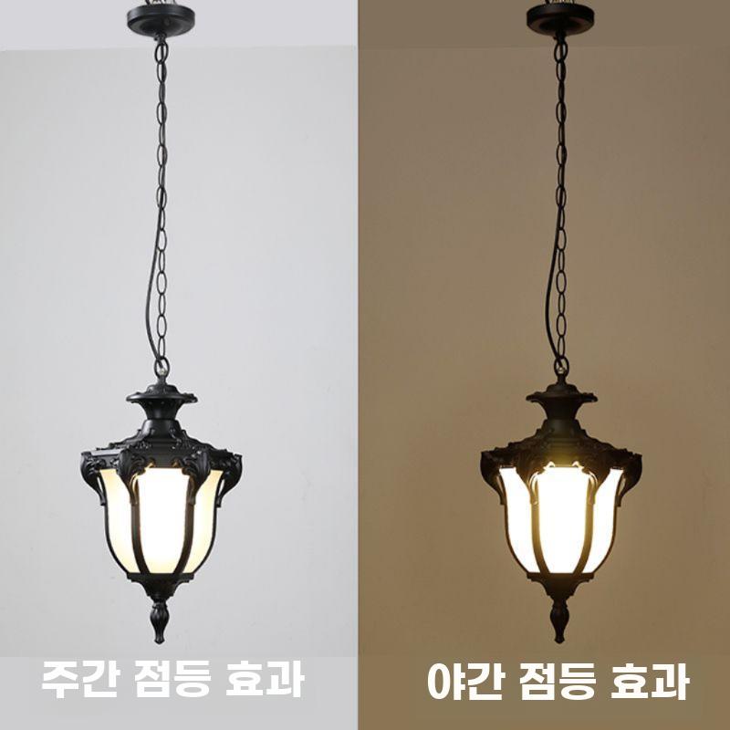 정원등 펜던트 소형 유럽감성 클래식 조명기구 등기구 - 상세 이미지 3