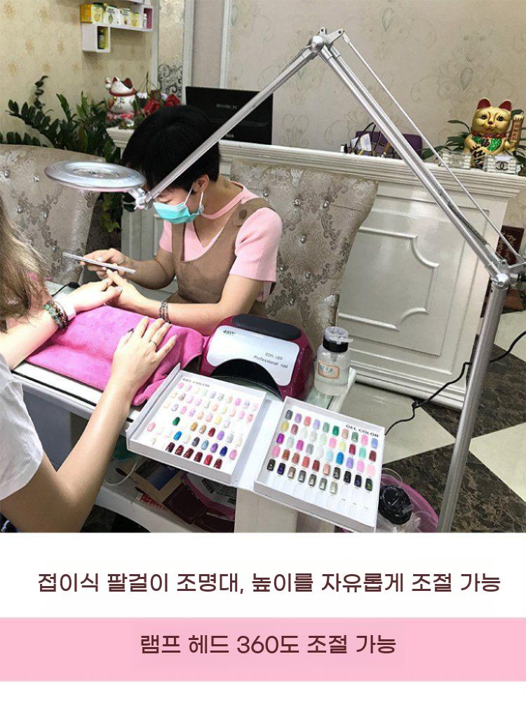 네일조명 네일 벽걸이 사진 촬영 속눈썹 타투 피부과 링조명 미용 미용실 속눈썹조명 네일샵 - 상세 이미지 3