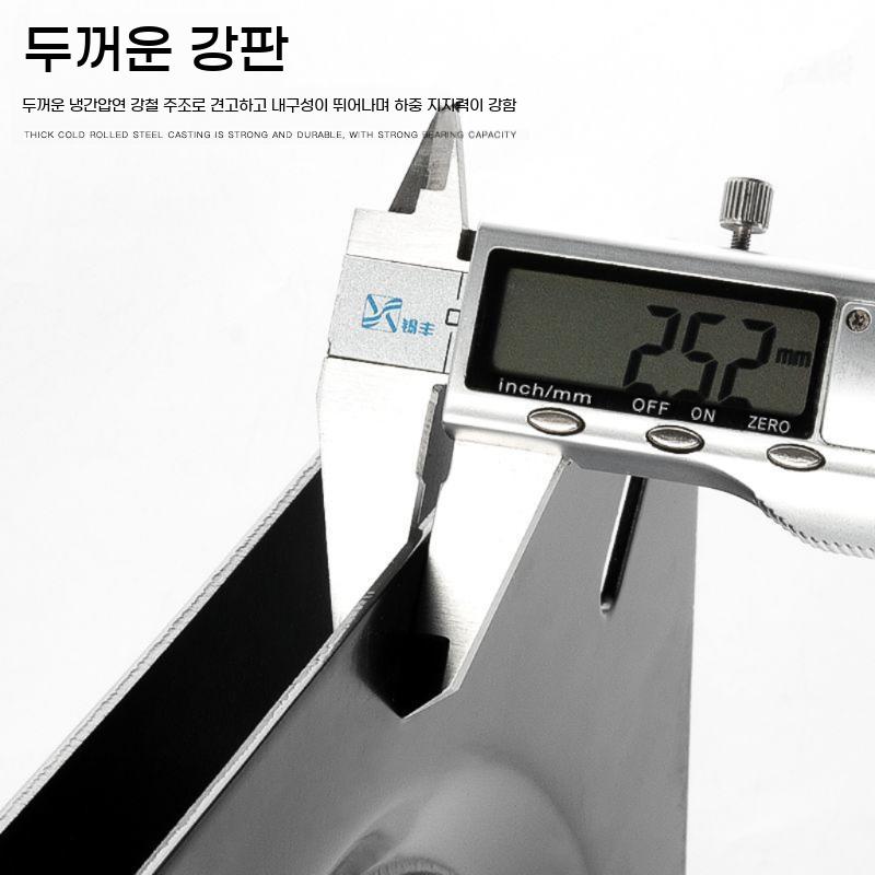 부품 턴테이블 회전테이블 받침대 360도 사각회전판 의자 회전 대형 수리 베어링 돌림판 - 상세 이미지 4