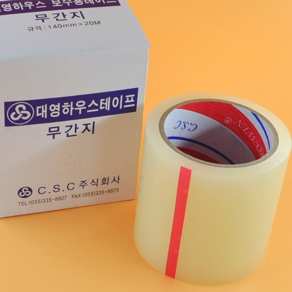 비닐하우스보수테이프 투명접착테이프하우스수선테이프 100mmX20m - 상품 이미지
