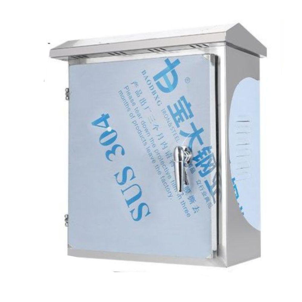 단자함 전기 분전함 옥외 배전 전기함 방수 덮개 노출 카바 스텐 1000x800x250cm (1.2T) - 상품 이미지