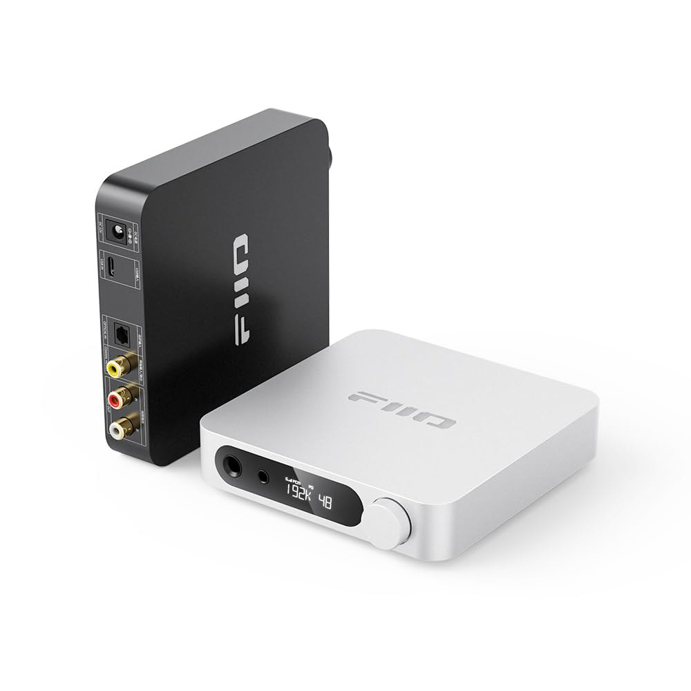 가정용 오디오 또는 PC용 Fiio K11 DAC 및 헤드폰 앰프, 6.35mm, 밸런스 4.4mm, RCA, 동축, 광학, 1400mW, 384kHz / 24비트 DSD256(블 - 상품 이미지