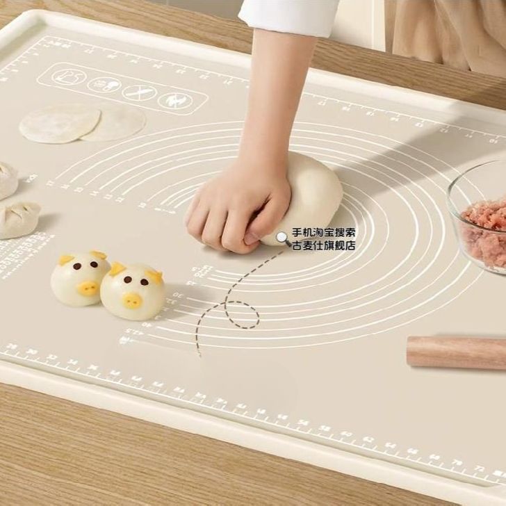 베이킹 반죽판 싱크대 매트 작업판 패드 반죽 베이커리 요리 작업대 주방 빵 밀가루 실리콘 - 상품 이미지