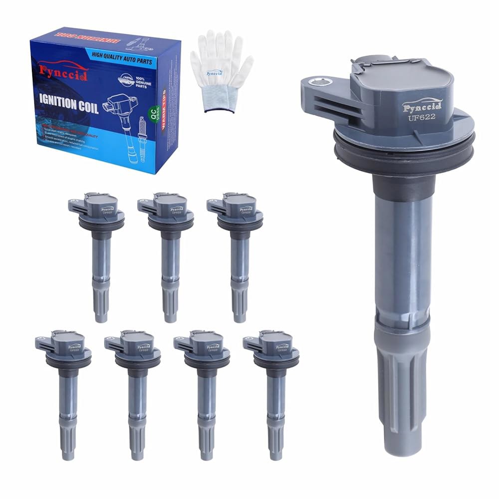 UF622 DG542 고성능 점화 코일 및 이리듐 스파크 플러그 2011-2015 포드 F-150 머스탱 로보 5.0L V8용 8개 세트 - BR3Z-12029A(UF622)를 - 상품 이미지