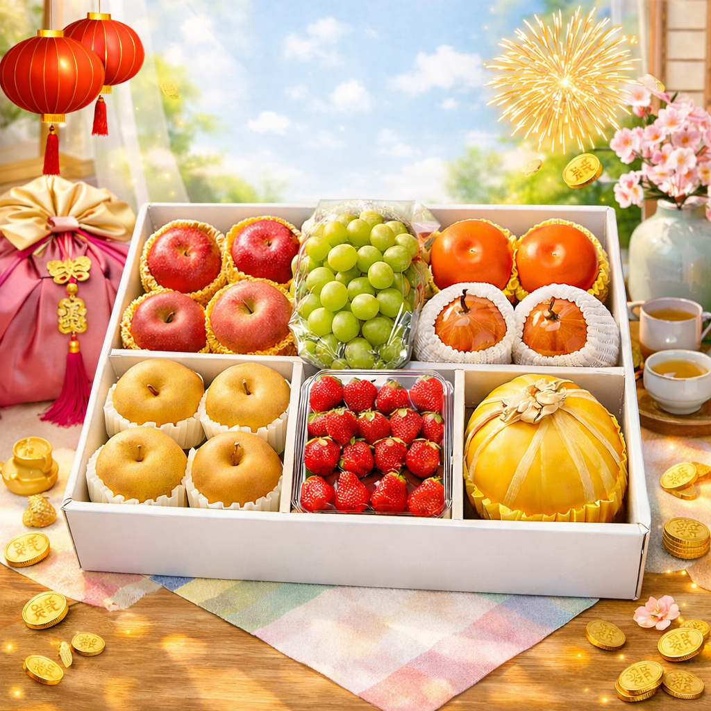 설날 과일 선물세트 예시 이미지