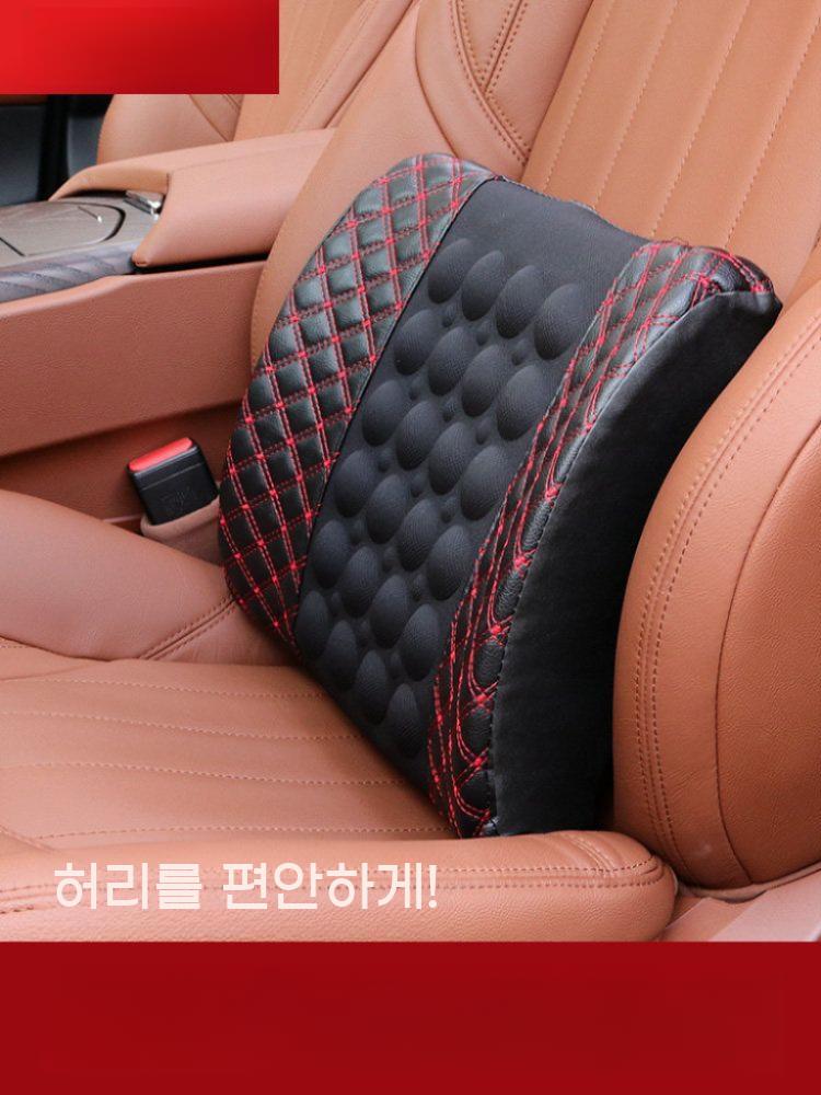 진동안마 차량용 사무실 메모리폼 가정용 좌석 지압 안마 쿠션 마사지 허리 - 상세 이미지 2