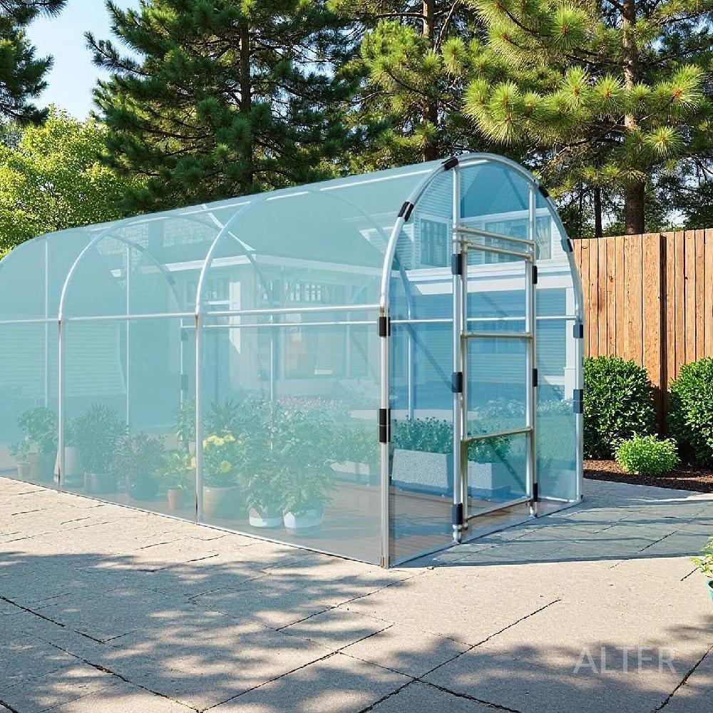 비닐하우스 창고 농사 가정용 농장 온실 조립식 폭 농막 4x3x2m - 상세 이미지 2