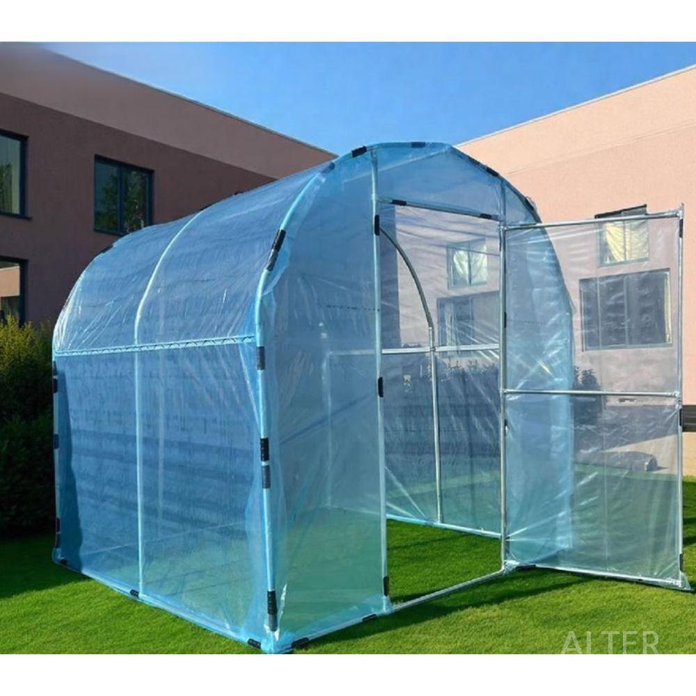 비닐하우스 창고 농사 가정용 농장 온실 조립식 폭 농막 4x3x2m - 상품 이미지