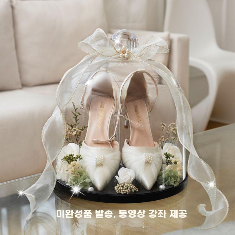 결혼식 신발박스 잠금형 이벤트 게임용 투명 장식 케이스 - 상세 이미지 4