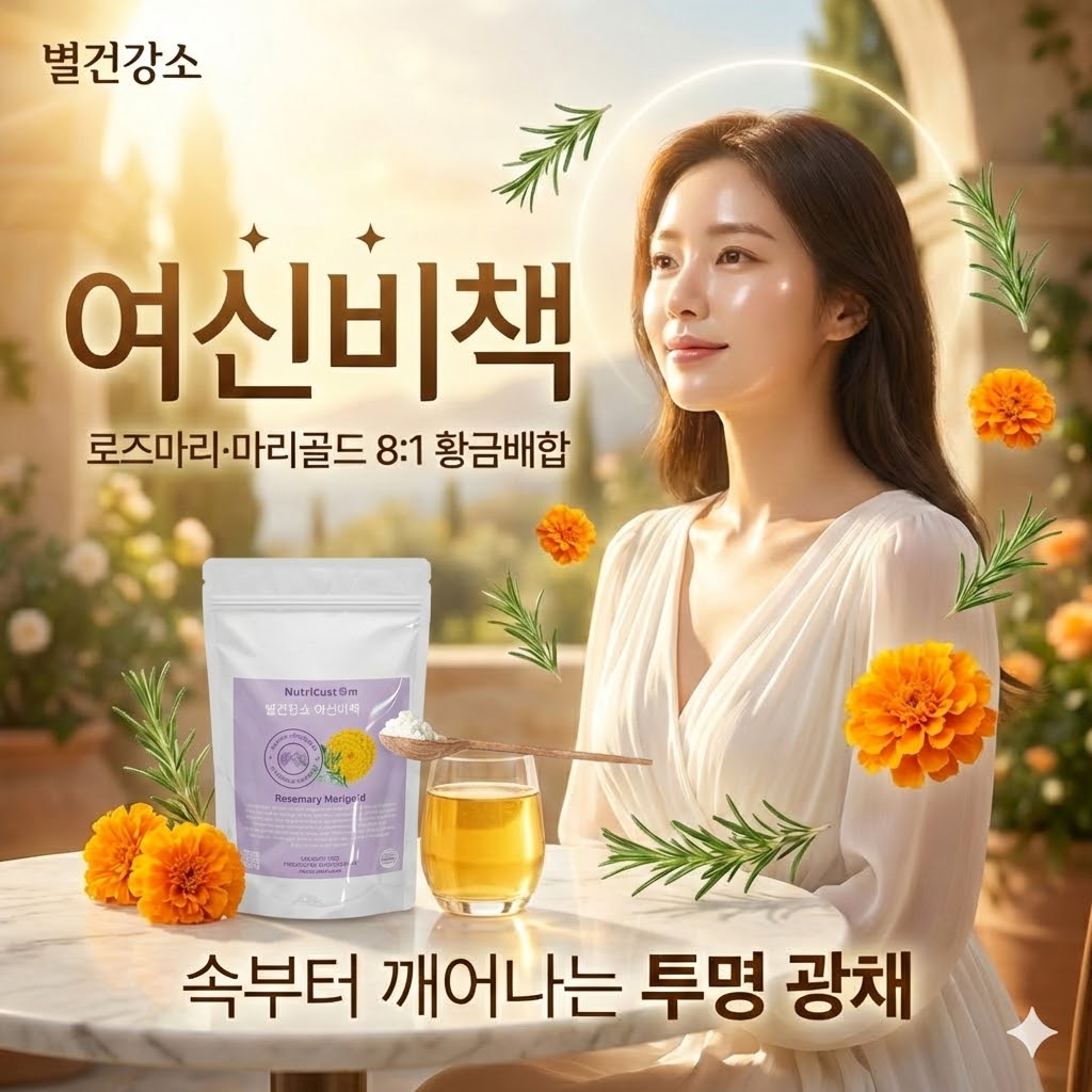 마시는 별건강소 여신비책 광맥스 복합물 로즈마리 마리골드 분말 항산화 콜라겐 방어 - 상세 이미지 2