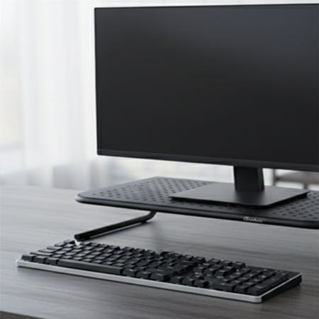 굿픽몰 스틸 모니터받침 노트북거치대 태블릿받침대