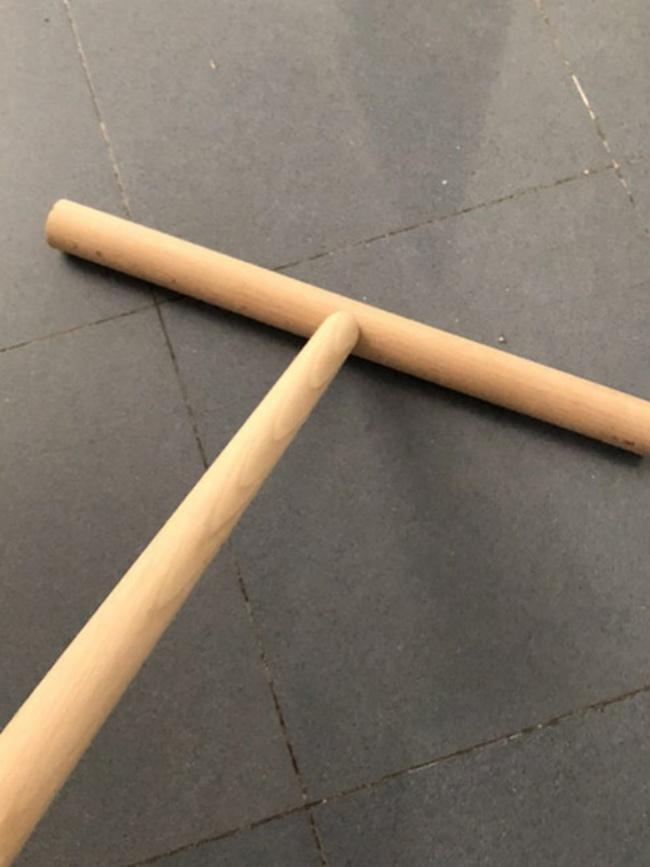정원 갈퀴 조경용 정원가꾸기 도구 분갈이용 모래무늬 20cm 폭 6개 이빨 모래 갈퀴 - 상세 이미지 3