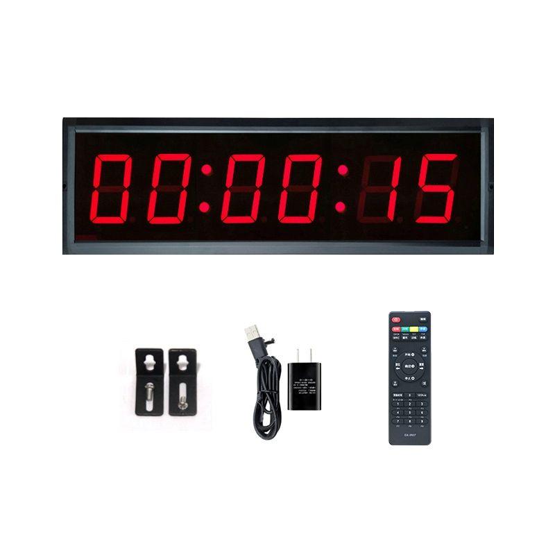 전자 LED 타이머 스톱워치 기능 알람 카운트다운 대회 단면 10인치 4자리 900 310x55mm - 상품 이미지