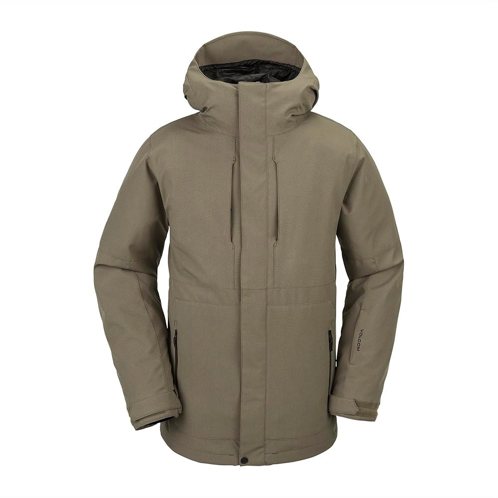 Volcom 남성용 표준 V.CO OP 스노우보드 S4 스키 재킷, 단열 겨울 티크 Small - 상품 이미지