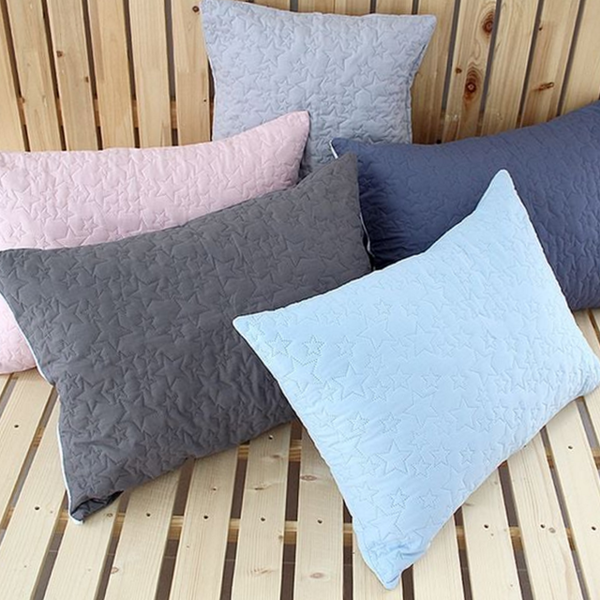 데일리 누빔 베개 커버 사계절 진드기 방지 베개 커버 침구
