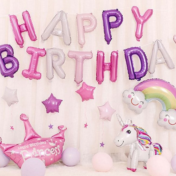 생일축하 생일 파티 풍선 기념일 생일 꾸미기 세트 이벤트 용품 - 상품 이미지