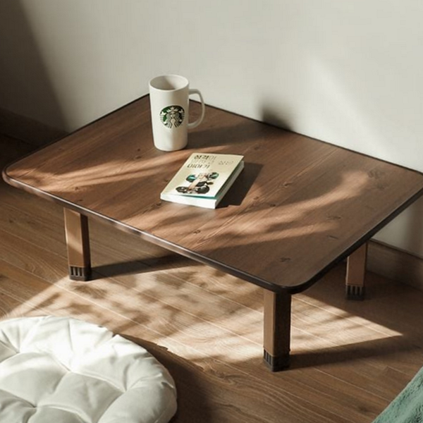 작은 접이식 좌식 테이블 높은 거실 좌식 테이블 티테이블 원목