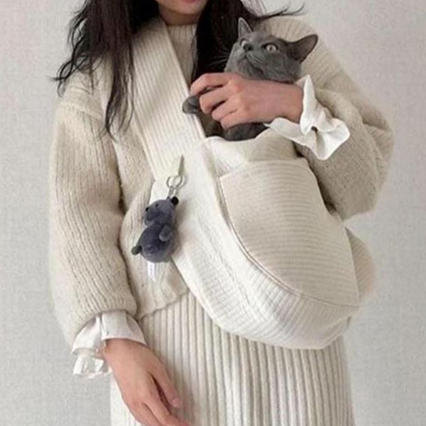 포대기 강아지 이동가방 슬링백 고양이 이동가방 어깨 가방 외출 - 상품 이미지