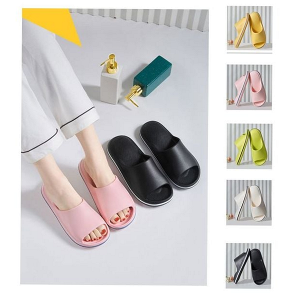 무소음 eva 실내화 푹신한 층간소음 거실화 미끄럼 방지 커플 - 상품 이미지