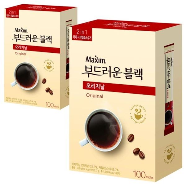 맥심 오리지날 부드러운 블랙 100T - 상품 이미지