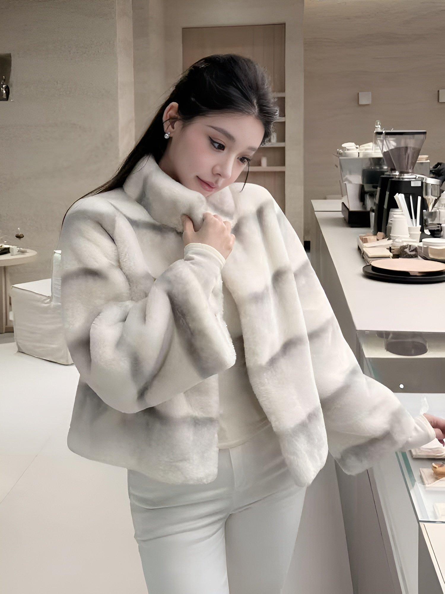 테디베어코트 페이크퍼코트 모피 울코트 에코퍼자켓 테디베어 겨울코트 인조퍼 에코퍼롱코트 고퀄 - 상세 이미지 3