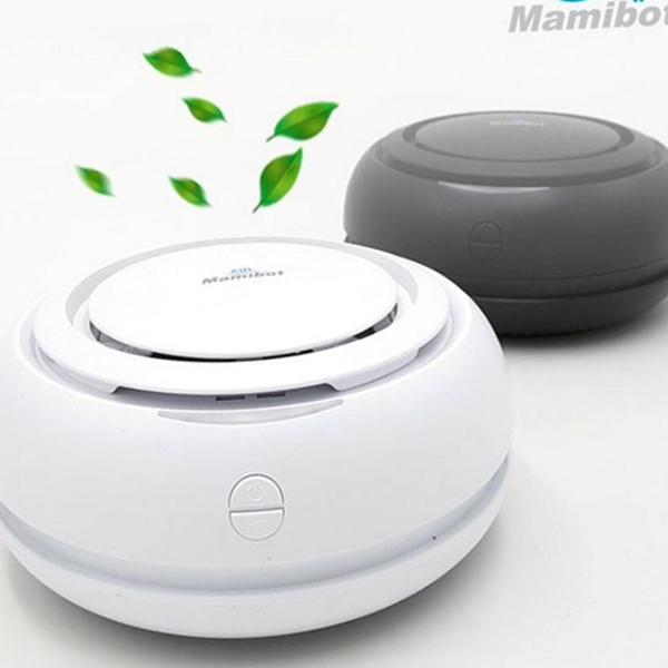음이온 미니 공기 청정기 탁상용 가정용 공기 청정기 사무실용 화이트
