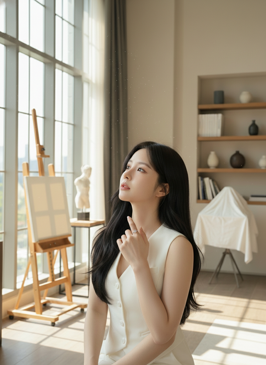 2캐럿 3캐럿 에메랄드 다이아 반지 헤일로 프로포즈 명품 기념일 예물 선물 이미지 7