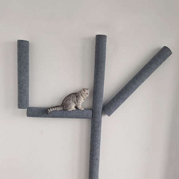 수직 고양이 스크래처 벽면 벽 부착 스크래처 반려묘 발톱 - 상품 이미지