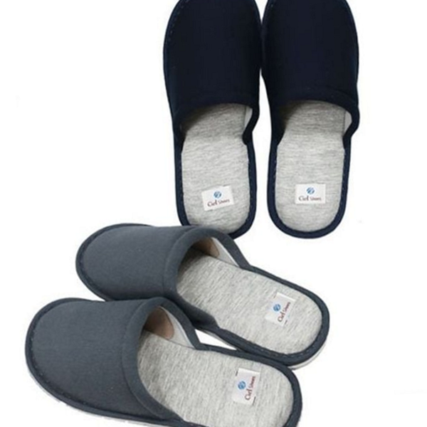 패브릭 거실 실내화 베이직 실내용 슬리퍼 데일리 사계절 - 상품 이미지