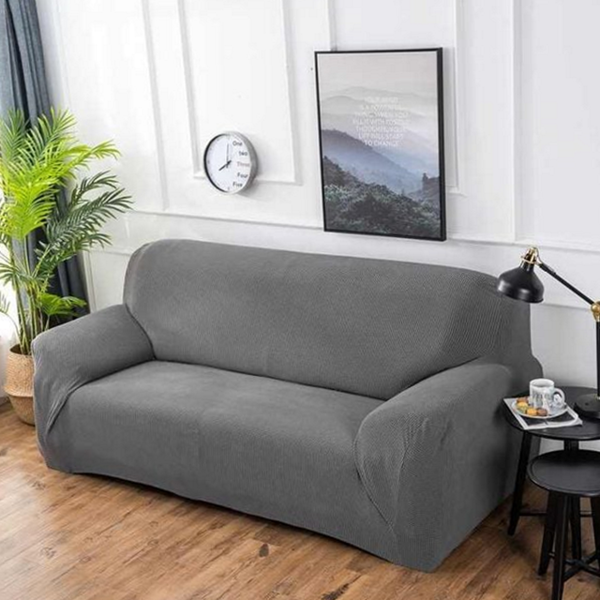 부드러운 4인용 소파 커버 스판 극세사 소파 커버 미끄럼 방지