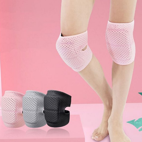 쿠션 댄스 무릎 보호대 벌집형 요가 무릎 보호대 통기성 슬리브 - 상품 이미지